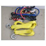 Pulling Strap and Bungee Cords