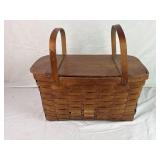 Wicker Picnic Basket 20In Wide.