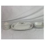 Stratford and Mellon & Co Porcelain Dishes.