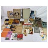 Antique/VTG Cook Books, & Scrap Books.