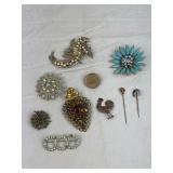 Brooches and Hat Pins.