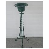 Wrought Iron Plant Stand, 40' Tall