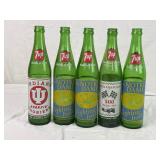 7Up Collectable Indiana Bottles.