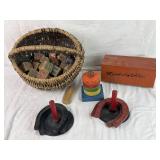 Antique Wood/Rubber Toys.