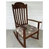 Oak Arts & Crafts/Mission Style Rocking Chair