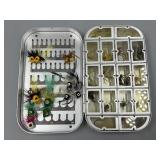 Cabelaï¿½s Aluminum Fly Box w/ Assorted Flies