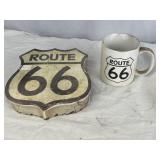 Route 66 Metal Box & Mug