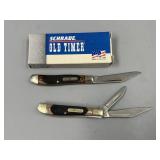 Pair of Schrade Old Timer Pocket Knives