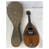 Antique Mandolin w/ Mother of Pearl Butterfly