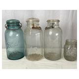 Vintage Glass Jars