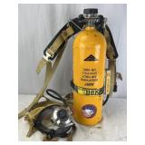 Scott Safety Air Tank, Harness, & Respirator