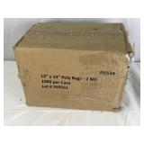 Case of 12in x15in Poly Bags (1000 ct)