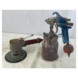 Sharpe 975 HVLP Spray Gun- Dual action Air Sander