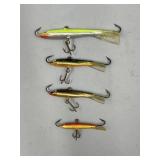 4 Rapala Jigging Raps