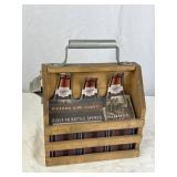 Wooden Beer Bottle Caddy