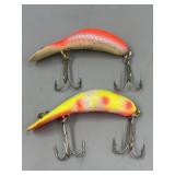 2 VTG Heddon Magnum Tadpolly Lures