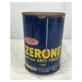 Vintage DuPont Zerone Anti-Freeze Full Metal Can