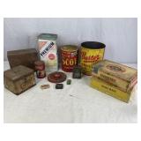 Vintage Tins & Cigar Boxes