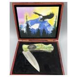 Bald Eagle Collectors Folding Pocket Knife