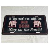 Big Dogs License Plate