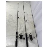 2 Fishing Poles w/ Reels