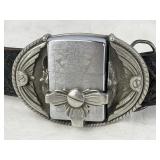 Lighter Holder Belt Buckle, Zippo Eagle Lighter,