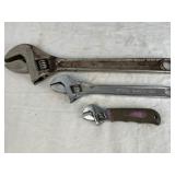 3 Adjustable Wrenches