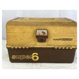 Vintage Old Pal Woodstream Super 6 Tackle Box