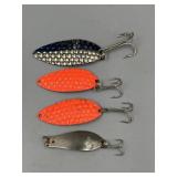 4 Spoon Fishing Lures