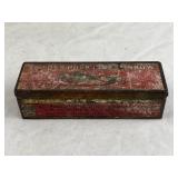 Vintage Al Foss Pork Rind Minnow Metal Lure Box
