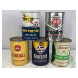 5 VTG Sealed Motor Oil & Lubricant Cans