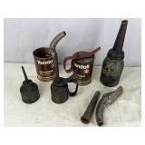 Vintage Oil Cans & Pour Spouts