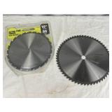 2 Metabo Saw Blades 10" & 12ï¿½