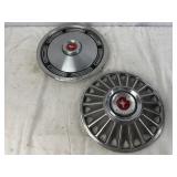 2 Vintage Mustang Hub Caps