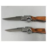 2 AK47-Style Folding Pocket Knives