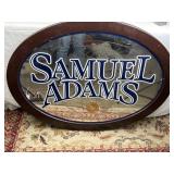 Large Samuel Adams Advertisement Mirror