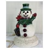 VTG Ceramic Light-Up Snowman