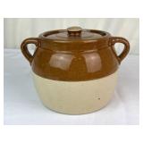 VTG Stoneware Bean Pot