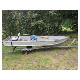 Smoker Craft 14ft Aluminum V-Bottom Boat