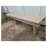 Wood Bench 6ft 8in Long