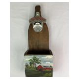 Pepsi-Cola Bottle Opener w/ Handpainted Barn Scene