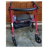 Medline Rollator (red)