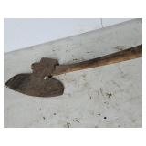 BROAD HEWING AXE - Offset Wood Handle
