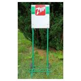 7 Up Store Display Wheeled Cart