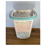 Laundry Basket of Towels