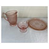 Pink Depression Glass