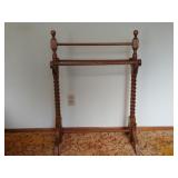 Oak Quilt Rack