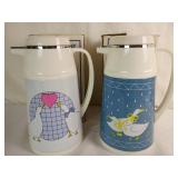 NOS Geese Themed Thermal Carafes