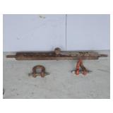 Tractor 3pt Drawbar & 2 Clevis Shackles