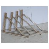 Heavy Duty Aluminum Shelf Brackets 17x12 inch
